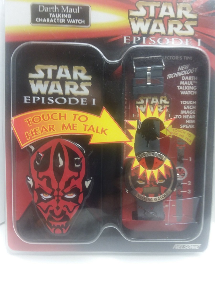 Star Wars Darth Maul talking watch, episode 1 | eBay