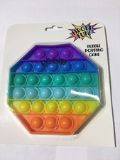     NEW Octagon Fidget Fun Pop It Bubble Sensory Fidget Autism Stress Relief