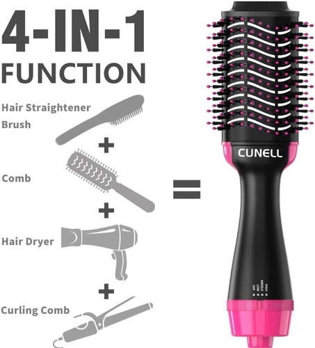 Secador De Pelo Profesional De Revlon En Cepillo De Aire Caliente Para  Cabello | eBay