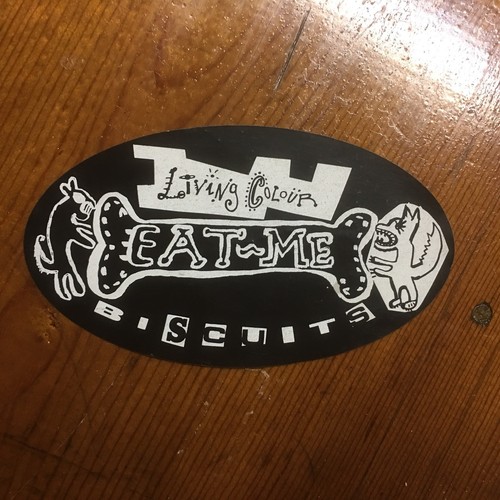 Vintage 80’s 90’s UN-USED New NOS Sticker | Eat Me Biscuits | LIVING COLOR - Bild 2 von 3