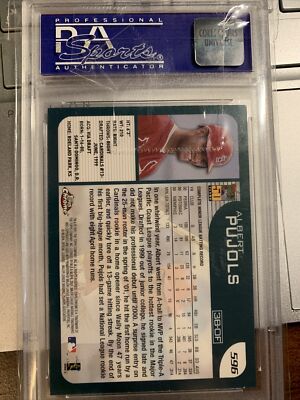 2001 Topps Chrome - Albert Pujols #596 (RC) for sale online | eBay