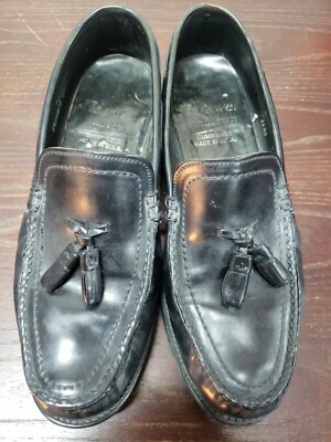 Hanover Vintage Shell Cordovan Tassel Loafers Men s US Size 8.5 EEE S243