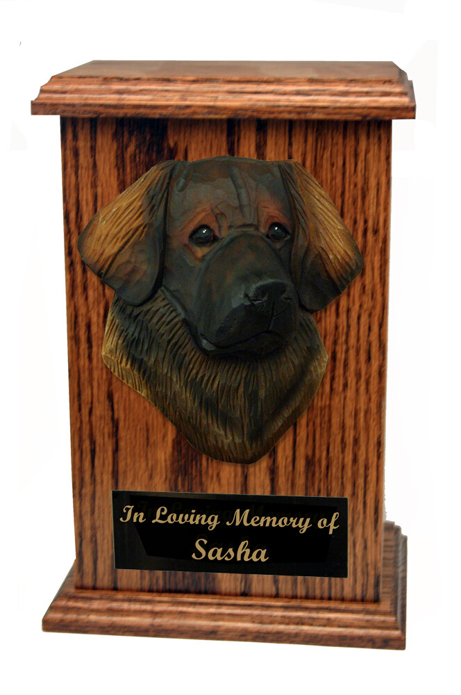Leonberger Memorial Urn