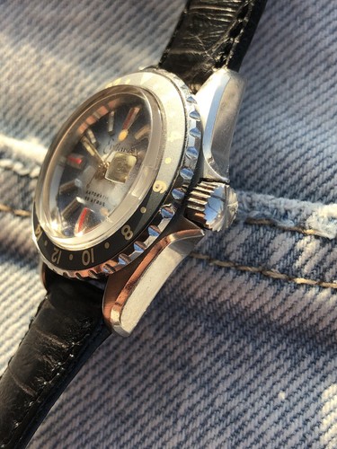 Diver Evilard Automatic 200 Meters Vintage Watch Lady Sub Like New - Picture 7 of 12