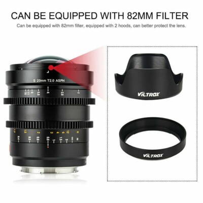 Viltrox 20mm T2.0 L-Mount レンズ NEW VILTROX 20mm L Mount T2.0 Wide Angle Cinema Lens for Leica L