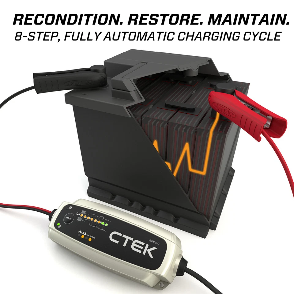 CTEK 40-206 - MXS 5.0 Battery Charger- Unboxed Unit - Image 4 of 4