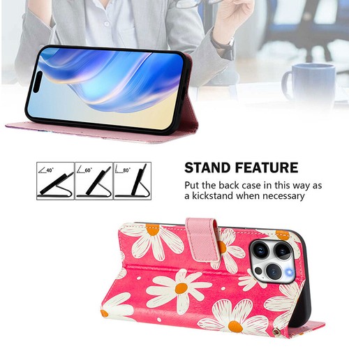 For Nokia C32 C12 C02 C30 Pattern Magnetic Leather Stand Wallet Card Case Cover - Picture 96 of 110