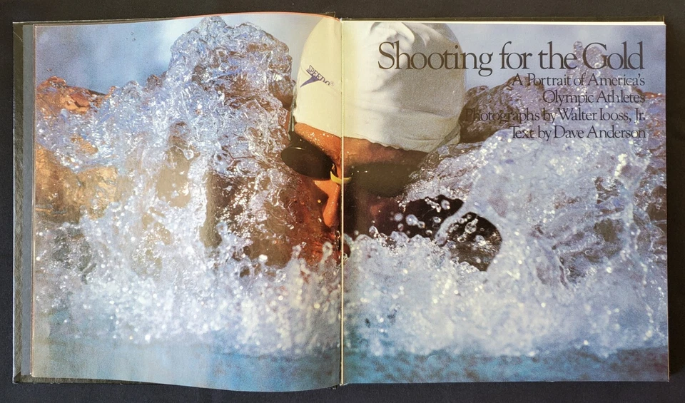 Libro de fotos de tiro para los Juegos Olímpicos de Oro 1984 Jordan Retton Lewis Moses Foto 2 de 4