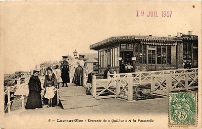 CPA LUC-sur-MER - Descente de Quilhoc (276523)
