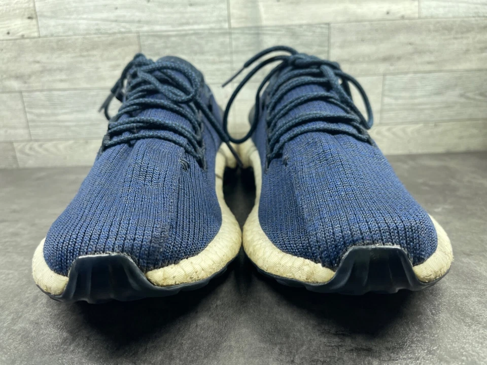 Adidas Pureboost Tenis Hombres 10 M Zapato para Correr Azul Atlético Cómodo Entrenadores Foto 4 de 4