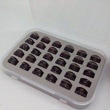 BOBBIN BOX WITH 30 FREE BOBBINS ,PLEASE CHOOSE BOBBIN STYLE FROM DROP DOWN MENU