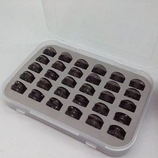 BOBBIN BOX WITH 30 FREE BOBBINS ,PLEASE CHOOSE BOBBIN STYLE FROM DROP DOWN MENU
