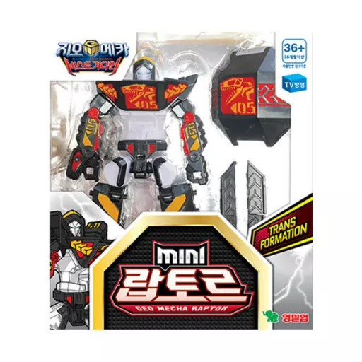 Jeunes jouets Geo Mecha Beast Guardian MINI RAPTOR 05 robot transformateur de di