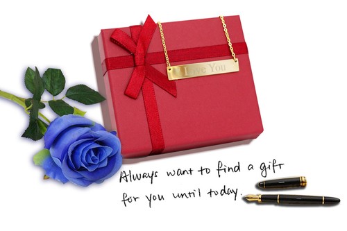 Individuelle Namensleiste Halskette - Gold, Silber, Roségold - Gratis Gravur Geschenk - Bild 2 von 12