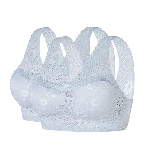2-PACK High Support Bras For Women Adjustable Strap Full Coverage Push Up Bras - Picture 5 of 87
