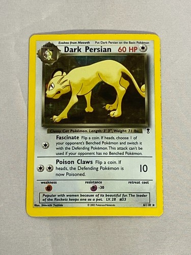 Pokemon Dark Persian Legendary Collection 6/110
