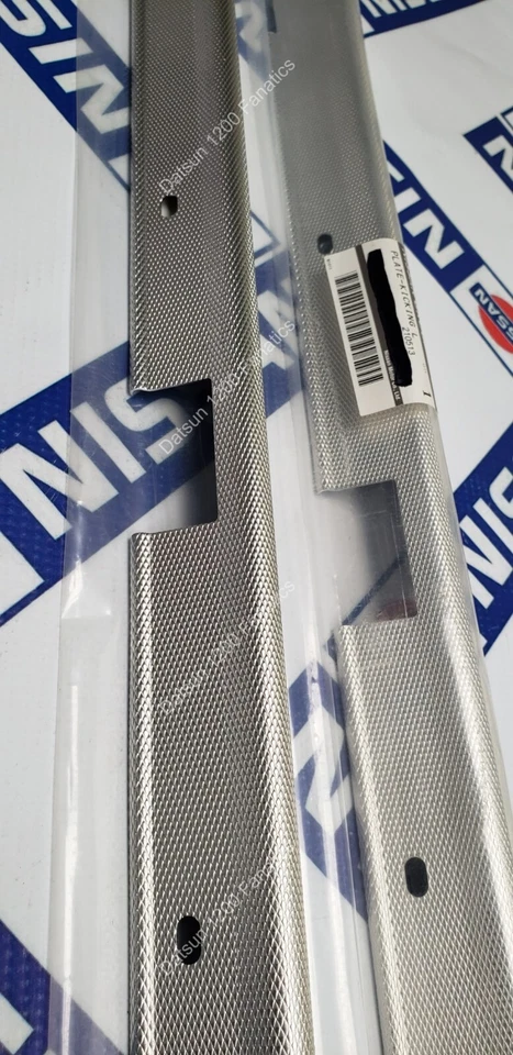 Placa de patada delantera derecha y izquierda Datsun 1200, se adapta a sedán Sunny B110 B120 4 puertas  Foto 4 de 4