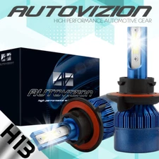 AUTOVIZION LED Headlight kit H13 9008 White for 2013-2016 Mini Cooper Paceman