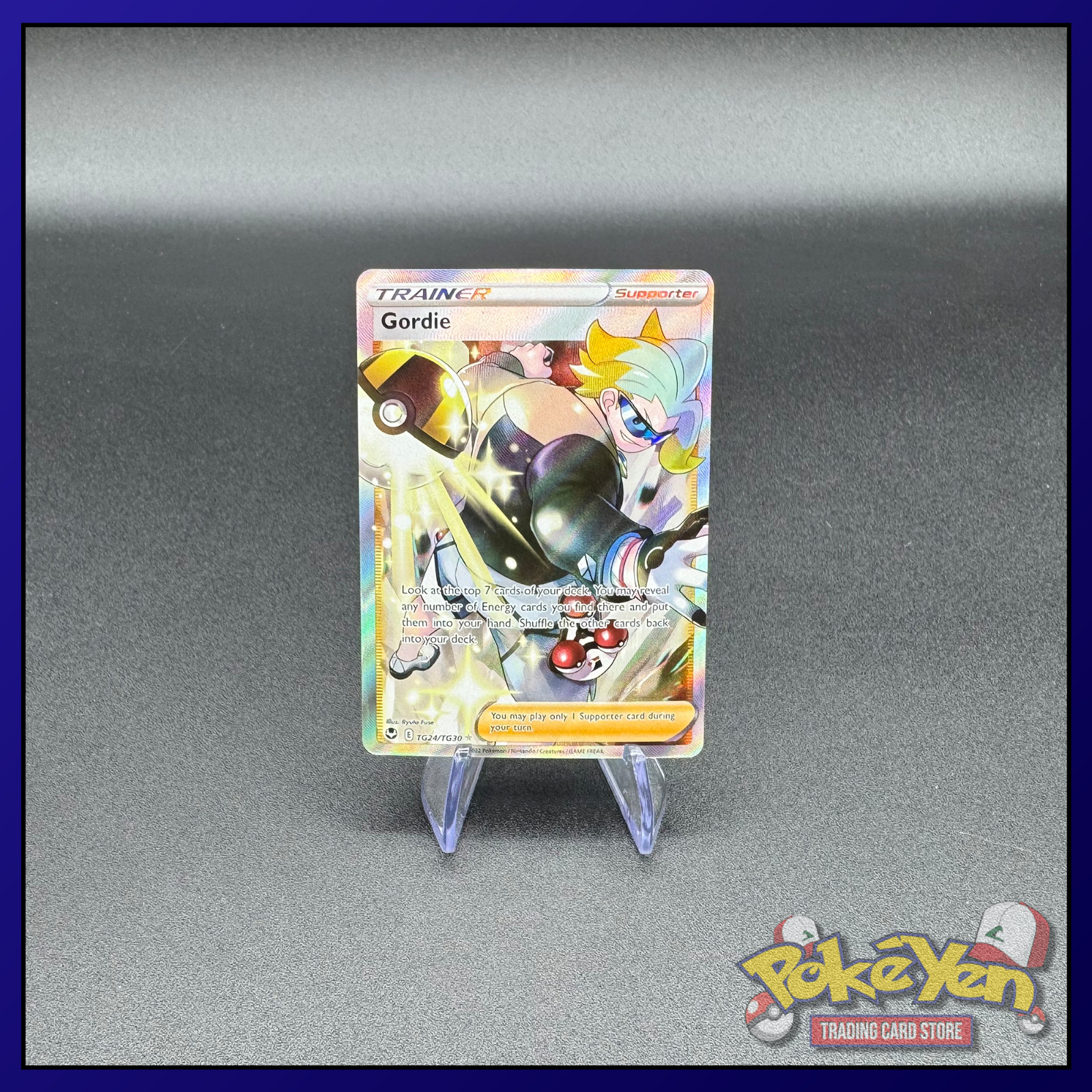 Gordie TG24/TG30 Holo Rare Pokemon Card Silver Tempest MINT CONDITION