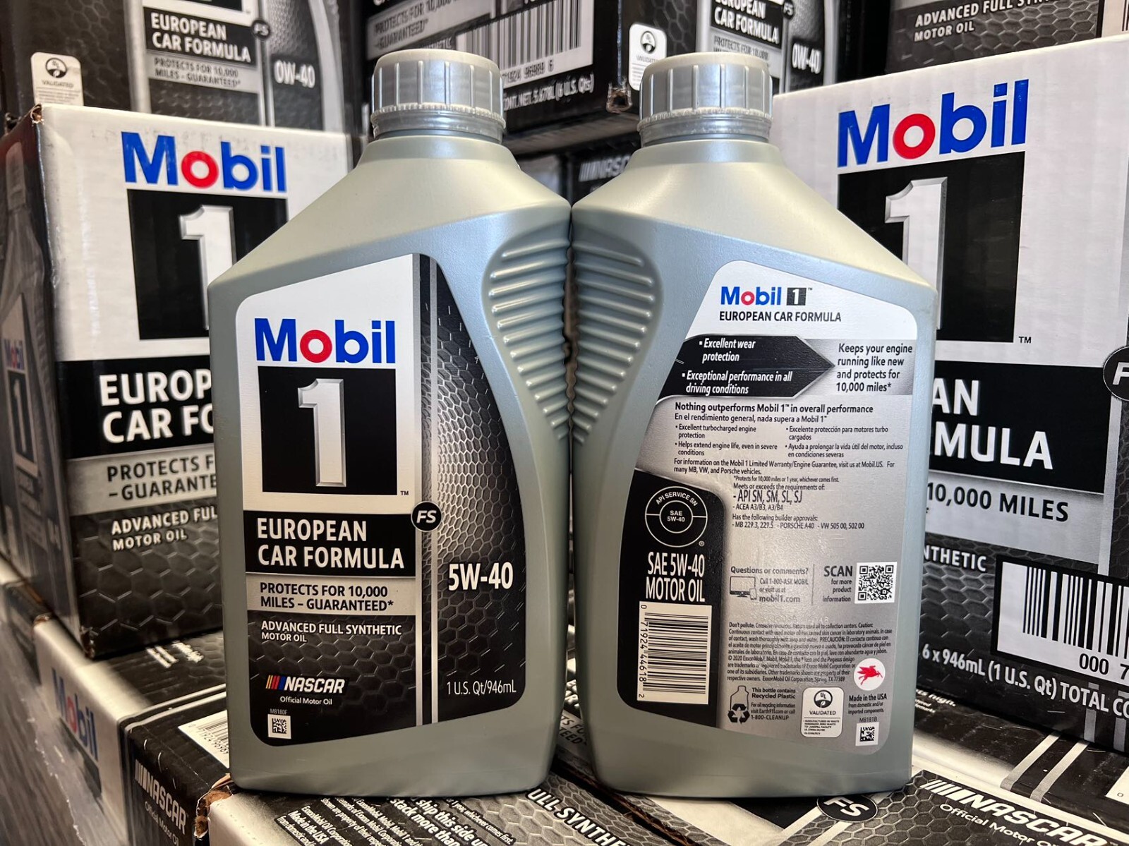 MOBIL 1 European Car Formula 5W 40 ONE Quart 0 946 Liter Fully mobil-1-european-car-formula-5w-40-one-quart-0-946-liter-fully