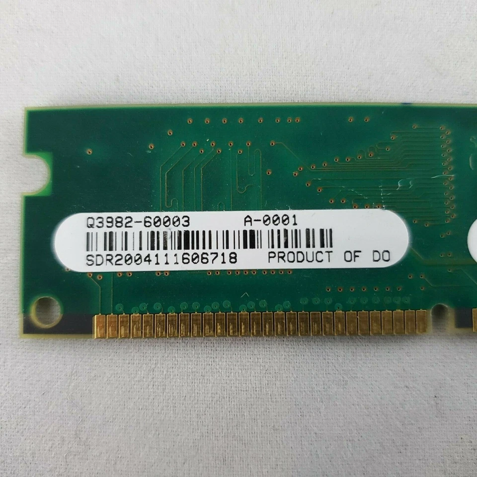 HP Q3982-60003 / CE770AX DDR 100 Pin SDRAM 32MB Memory for LaserJet 2400 Printer - Image 2 of 4