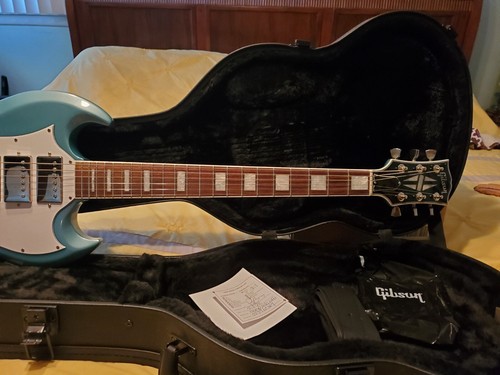 Gibson Custom SG 3 pickup Signature Kirk Douglas 2021 Inverness Green MINT COND. - Picture 6 of 9