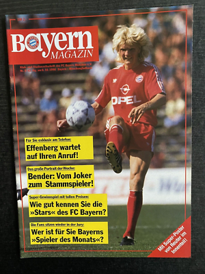 Ticket De Match Original – FC Bayern Vs Werder Brême – Saison 1990/91 – Souvenir Collector