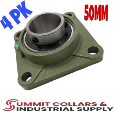 50MM  4 Bolt Flange Bearing, UCF210 50MM  UCF210 Pack of 4