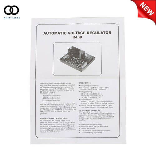 Automatic Voltage Regulator For Generator AVR R438 Replacement New - Picture 3 of 12