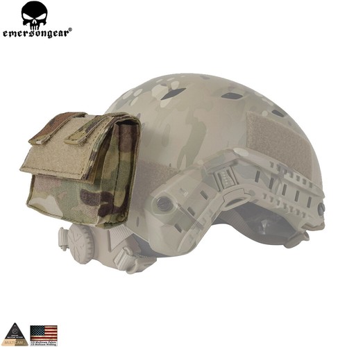 EMERSON FAST Helmet Removable Rear Pouch Tactical Duty Paintball Military Pouch - Picture 2 of 15