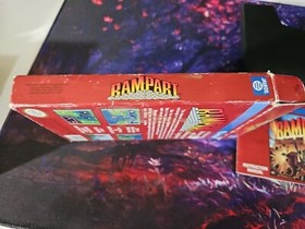 Rampart - Authentic Nintendo NES Game - Tested & Works - CIB w/ Inserts 
