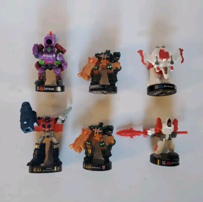 Transformers Attacktix Spielfiguren Figuren 6 Stück Hasbro Dirt Boss Skyblast 