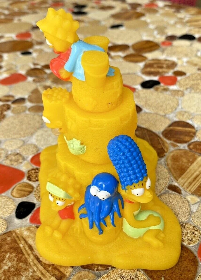 VINTAGE 1990s SIMPSONS BEACH WATER SQUIRTERS SET BURGER KING AUSTRALIA ONLY EXC! - image 3 of 4