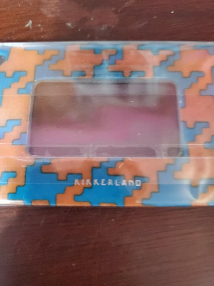 Tarjeta lupa tamaño bolsillo Kikkerland - 3,25" x 2" - naranja y azul - ¡NUEVA! Foto 3 de 3