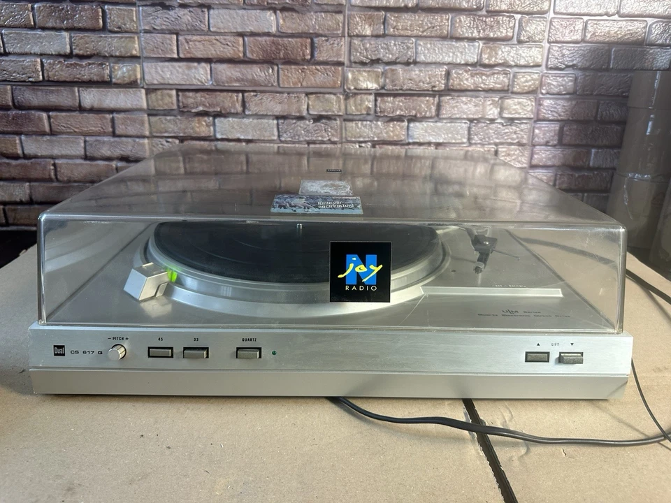 Dual CS 617 Quartz Direct Drive Mit Haube CS617 Silber - Bild 3 von 4