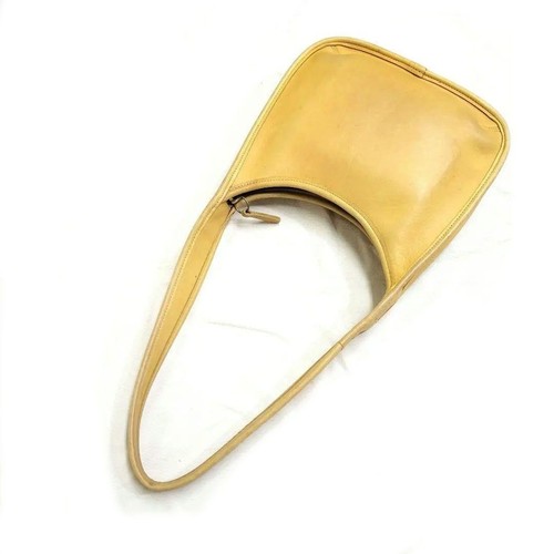 Seltene OLD COACH 9020 Ergo gelbe Leder Schultertasche - Made in USA - Bild 7 von 17