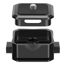 Quick Release Plate Clamp Camera Tripod Adapter Base With 1/4 Screw For DSLR SLR