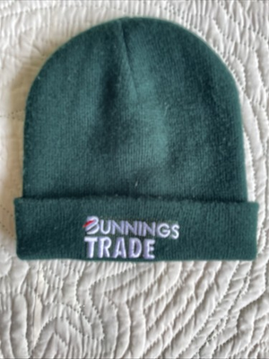 #ad Bunnings Trade Forest Green Knit Beanie Warm amp; stretchy AU $15.00
