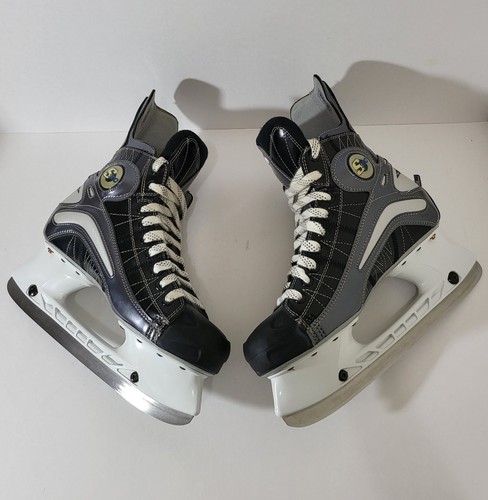 Mission Pure S300 Herren Eishockey Schlittschuhe Pitch 3 USA schwarz/weiß mit Zubehör - Bild 3 von 10