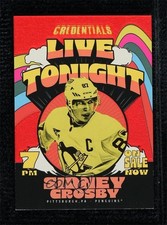2023-24 Upper Deck Credentials Live Tonight Sidney Crosby #LT-7 0s6k