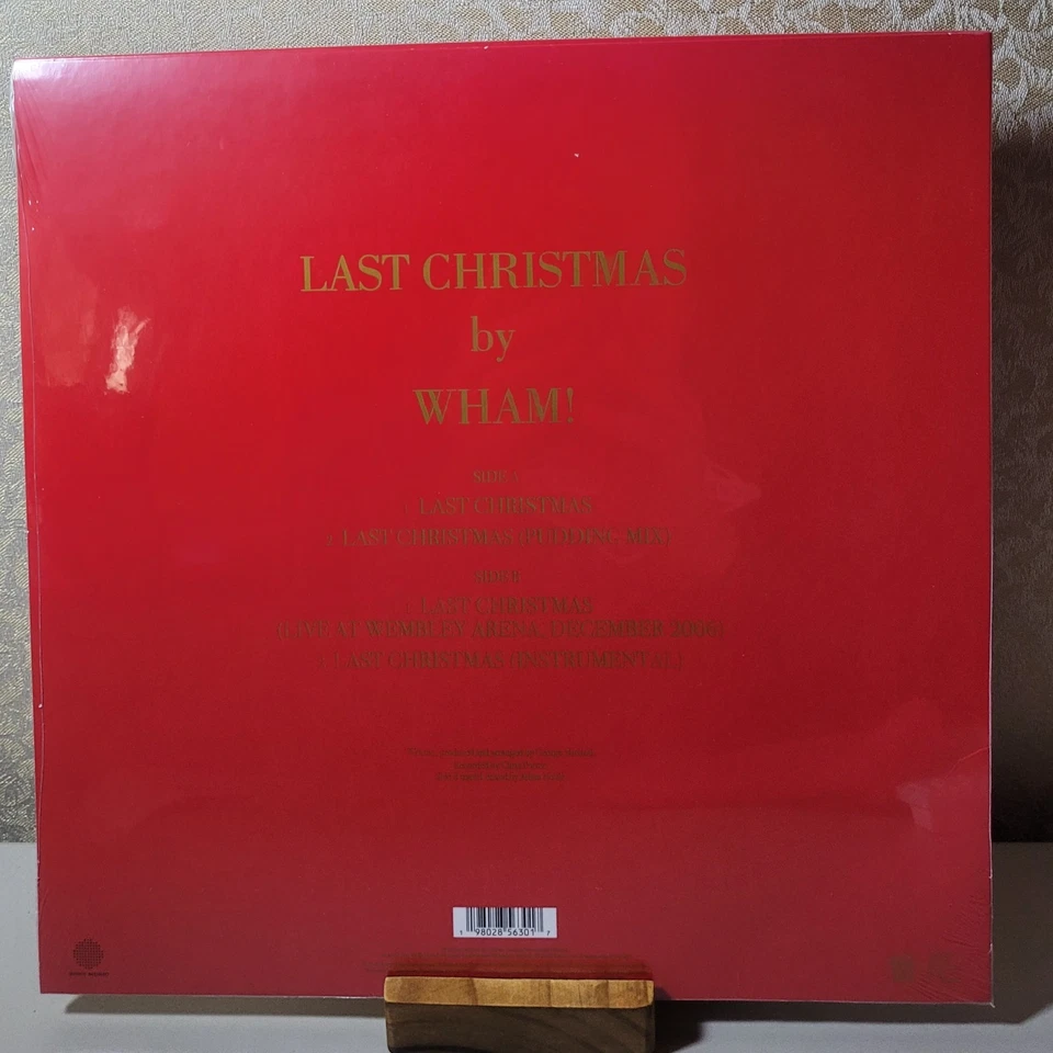 Wham! Last Christmas (40th Anv) Pic Disc (Sealed & New)w/minor sleeve damage - Image 2 of 3