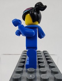 Lego Space Wyldstyle blue hood minifigure Lego Movie 70816 READ DESCRIPTION 