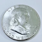 1962-P Franklin Half Dollar GEM/BU Uncirculated 90% Silver AU DETAILS #8017