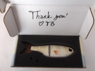 Throwback Baits Swimbait Co. Minne Glide Bait Perches & Cream Limited
