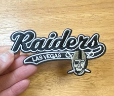Las Vegas Raiders Embroidered Iron on Patch, NFL Applique