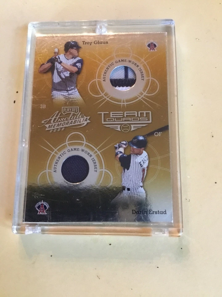 2002 Playoff Absolute Memorabilia LOT Of (2) Cards Team Tandem And Quad Mem. - Image 2 of 4