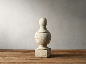 RARE Handpainted Terracotta Architectural Finial, 18" (Medium) from Arhaus