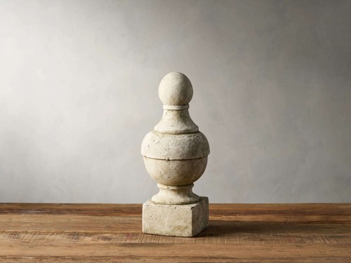 RARE Handpainted Terracotta Architectural Finial, 18" (Medium) from Arhaus