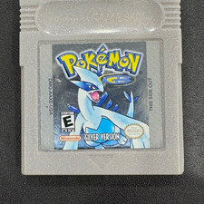 Pok mon Silver Version Nintendo Game Boy Color Cartridge Authentic New Battery