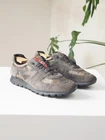 Prada Milano Men's Brown Camo Suede Sneakers Shoes Size 42 Made in Italy